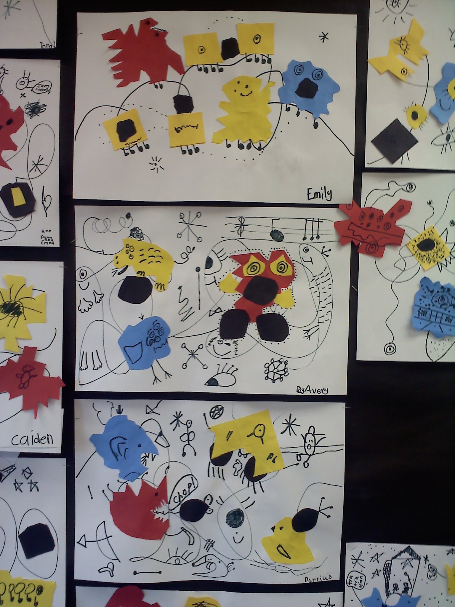 Meet the Masters Joan Miro, Line Art Activity Emphasis, Surrealist