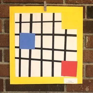 Piet Mondrian Elementary Art Lesson