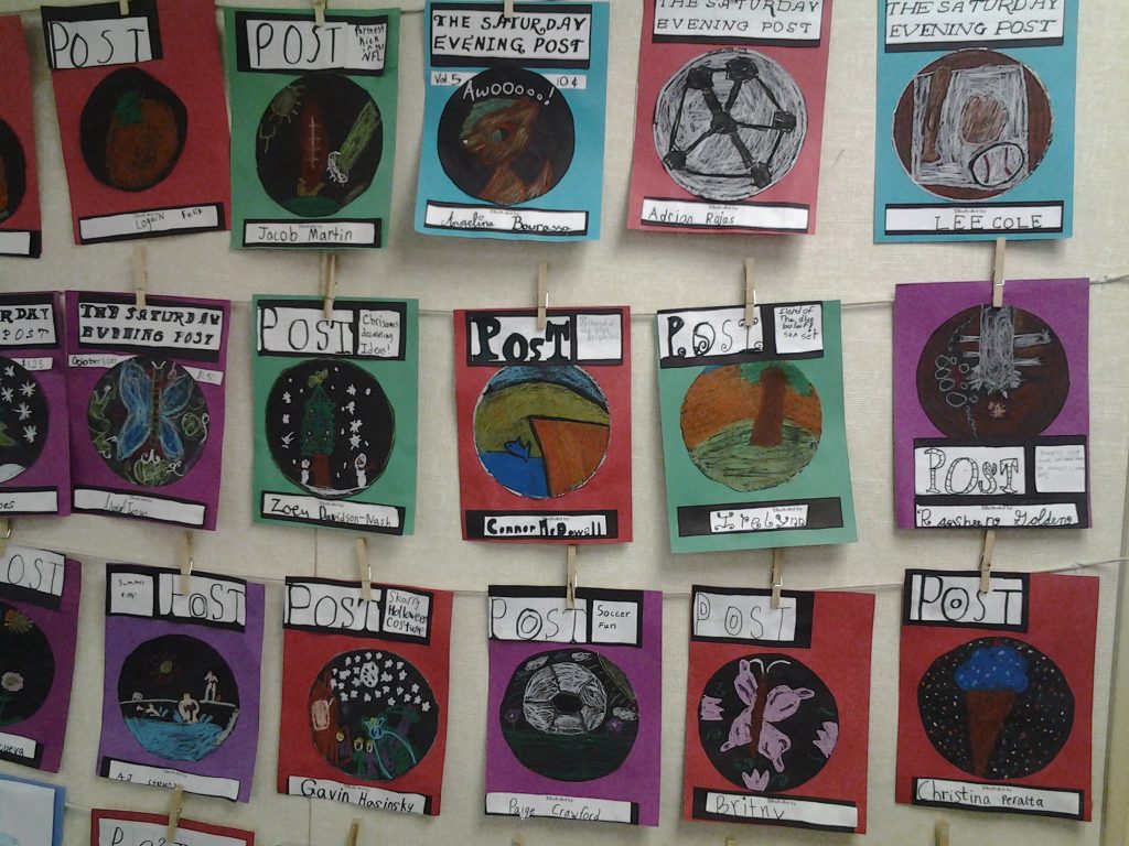Teaching history through art: student artwork inspired by Jacob Lawrence